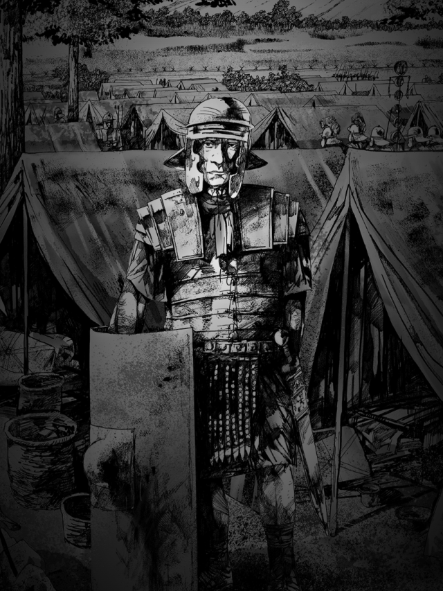 tegning-af-romersk-legionaer